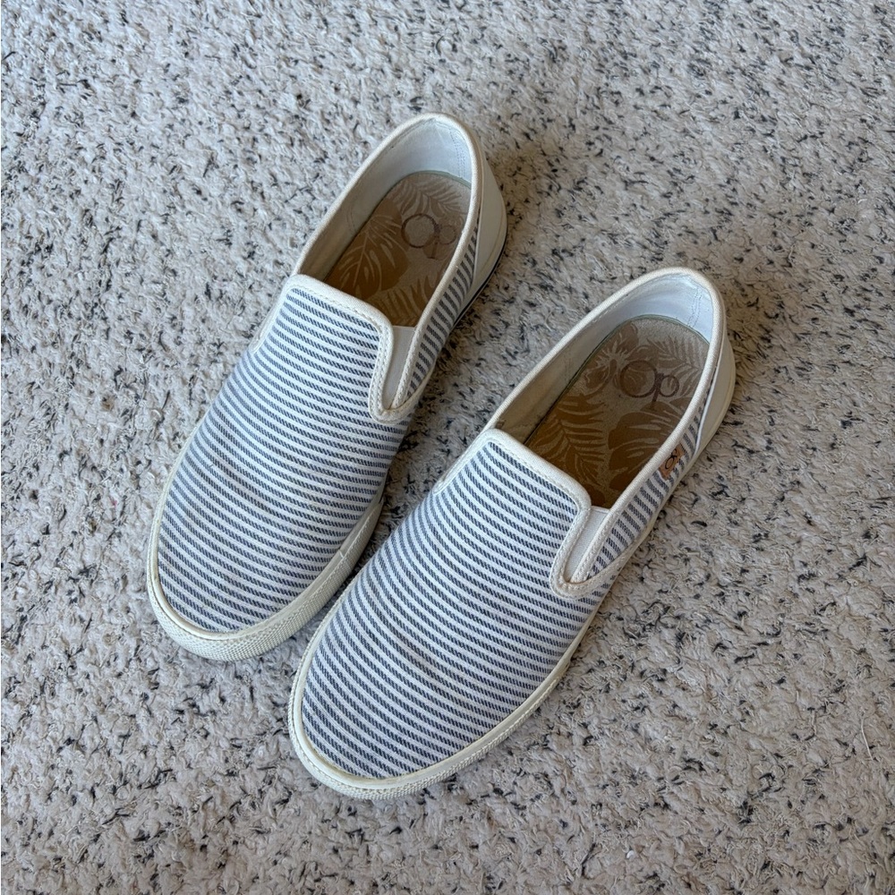 OP Striped Slip-On Sneakers